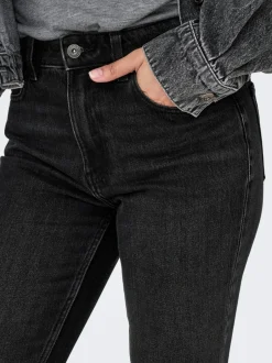 Discount ONLEMILY Høj talje Straight fit Ankellængde Jeans Dame Jeans|Jeans