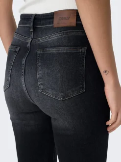 Outlet ONLEMILY Høj talje Straight fit Ankellængde Jeans Dame Jeans|Jeans
