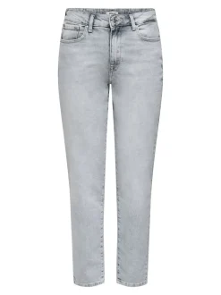 Hot ONLEMILY Høj talje Straight fit Ankellængde Jeans Dame Jeans|Jeans