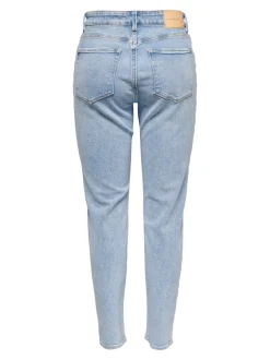 Best ONLEMILY Høj talje Straight fit Ankellængde Jeans Dame Jeans|Jeans