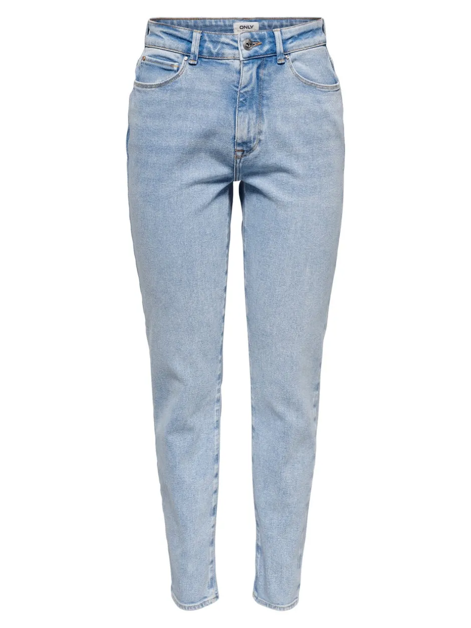 Best ONLEMILY Høj talje Straight fit Ankellængde Jeans Dame Jeans|Jeans