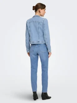 Hot ONLEMILY Høj talje Straight fit Ankellængde Jeans Dame Jeans|Jeans