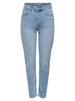 Sale ONLEMILY Høj talje Straight fit Ankellængde Jeans Dame Jeans|Jeans