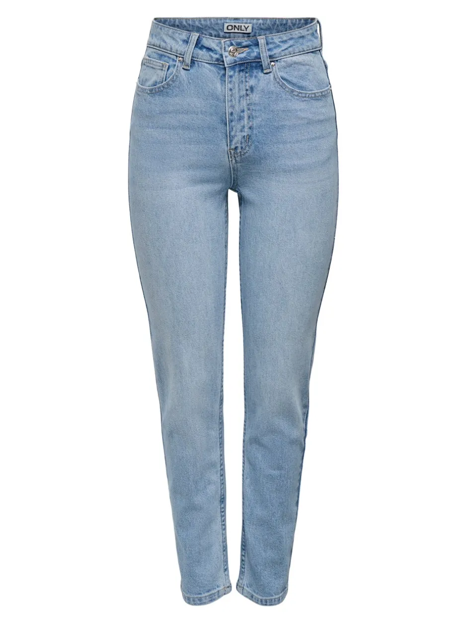 Sale ONLEMILY Høj talje Straight fit Ankellængde Jeans Dame Jeans|Jeans