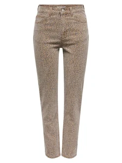 Hot ONLEMILY Høj talje Straight fit Ankellængde Jeans Dame Jeans|Jeans