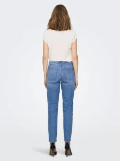 ONLEMILY Høj talje Straight fit Ankellængde Jeans Dame Jeans|Jeans