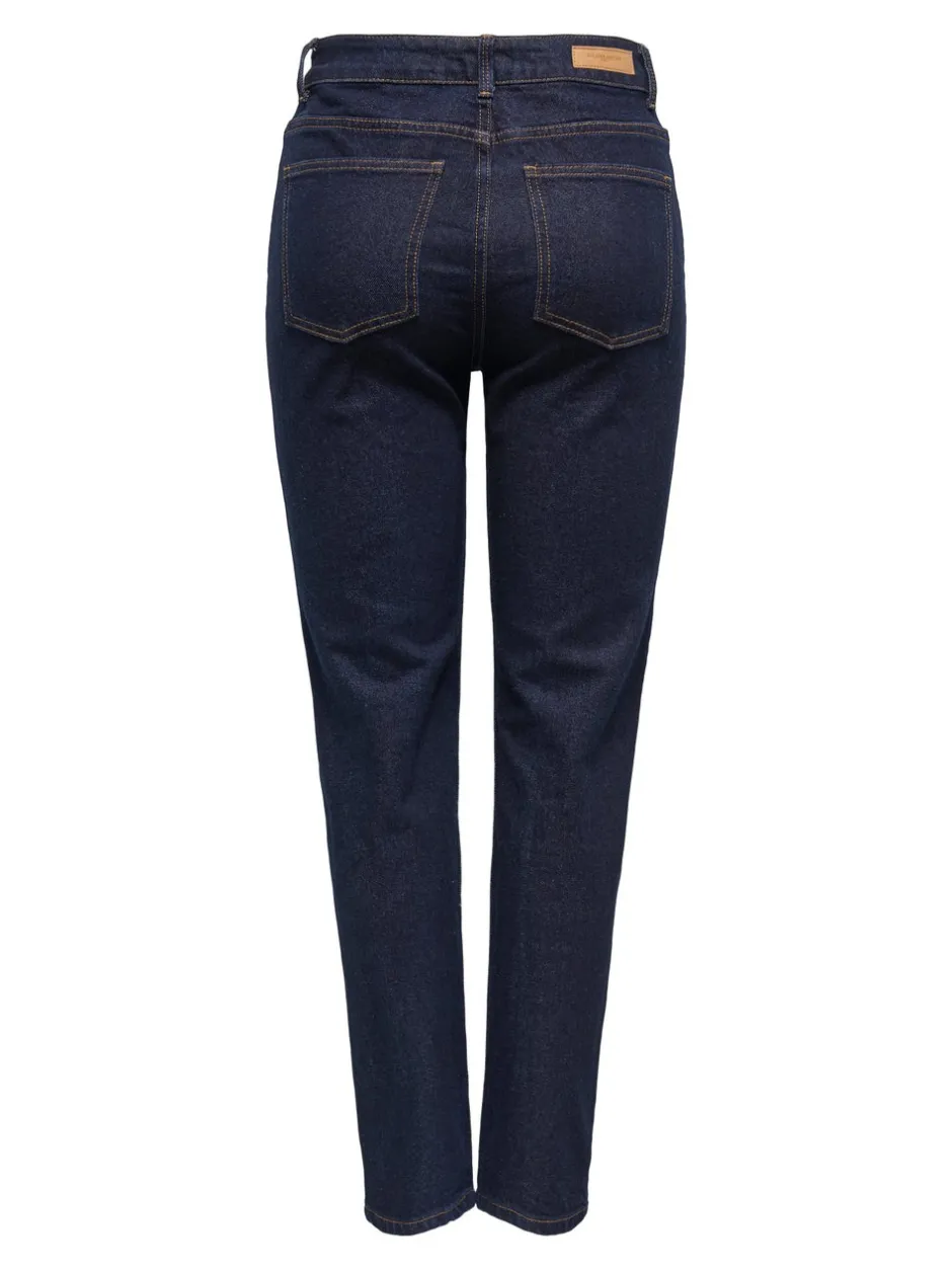 Outlet ONLEMILY Høj talje Straight fit Ankellængde Jeans Dame Jeans|Jeans