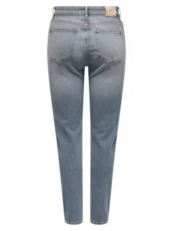 Discount ONLEMILY Høj talje Straight fit Ankellængde Jeans Dame Jeans|Jeans
