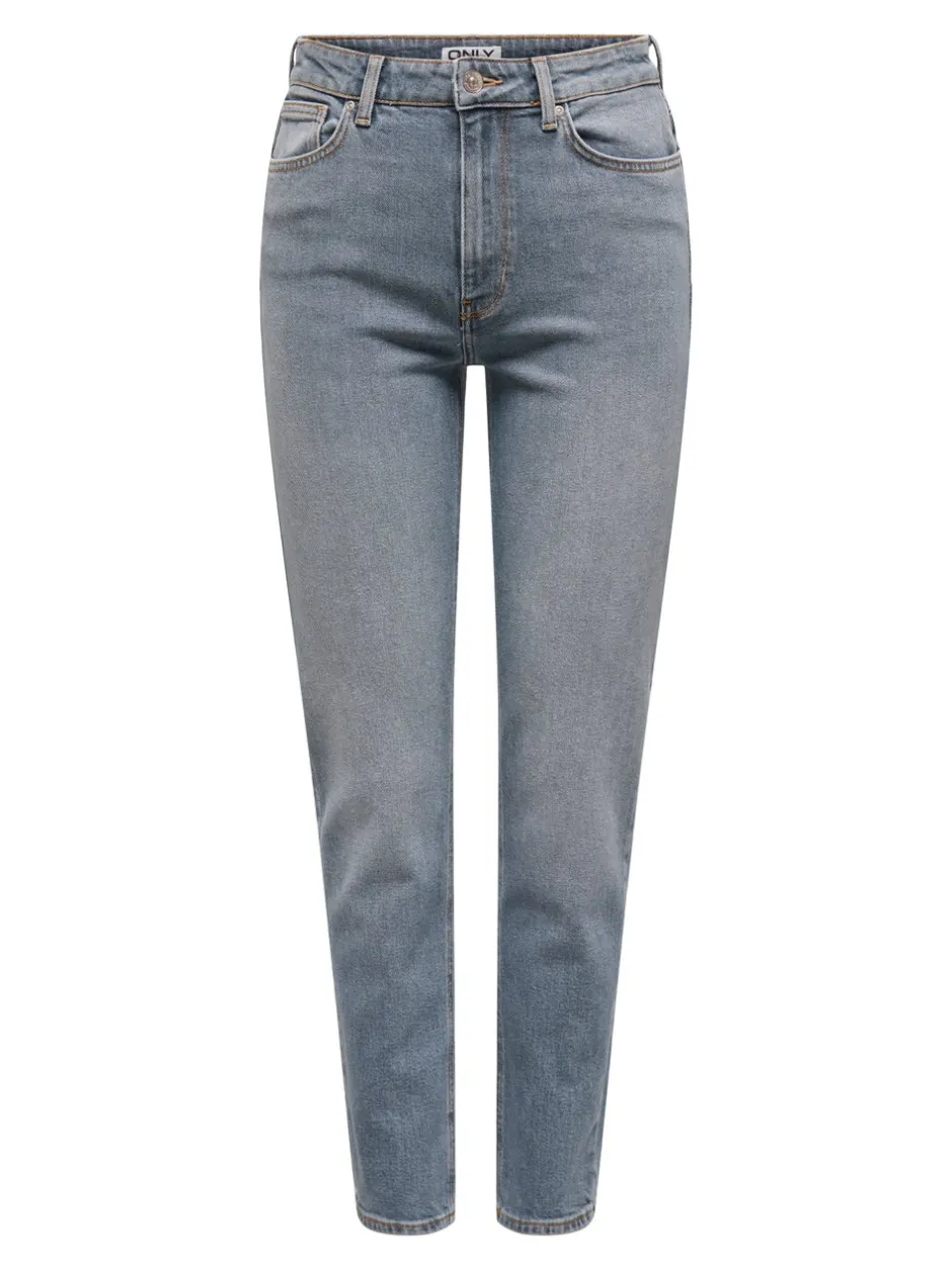 Discount ONLEMILY Høj talje Straight fit Ankellængde Jeans Dame Jeans|Jeans