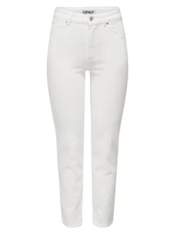 Hot ONLEMILY Høj talje Straight fit Ankellængde Jeans Dame Jeans|Jeans