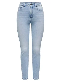 Clearance ONLEMILY-MILA Høj talje Straight fit Ankellængde Jeans Dame Jeans|Jeans