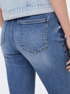 ONLEMILY-MILA Høj talje Straight fit Ankellængde Jeans Dame Jeans|Jeans