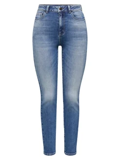 ONLEMILY-MILA Høj talje Straight fit Ankellængde Jeans Dame Jeans|Jeans