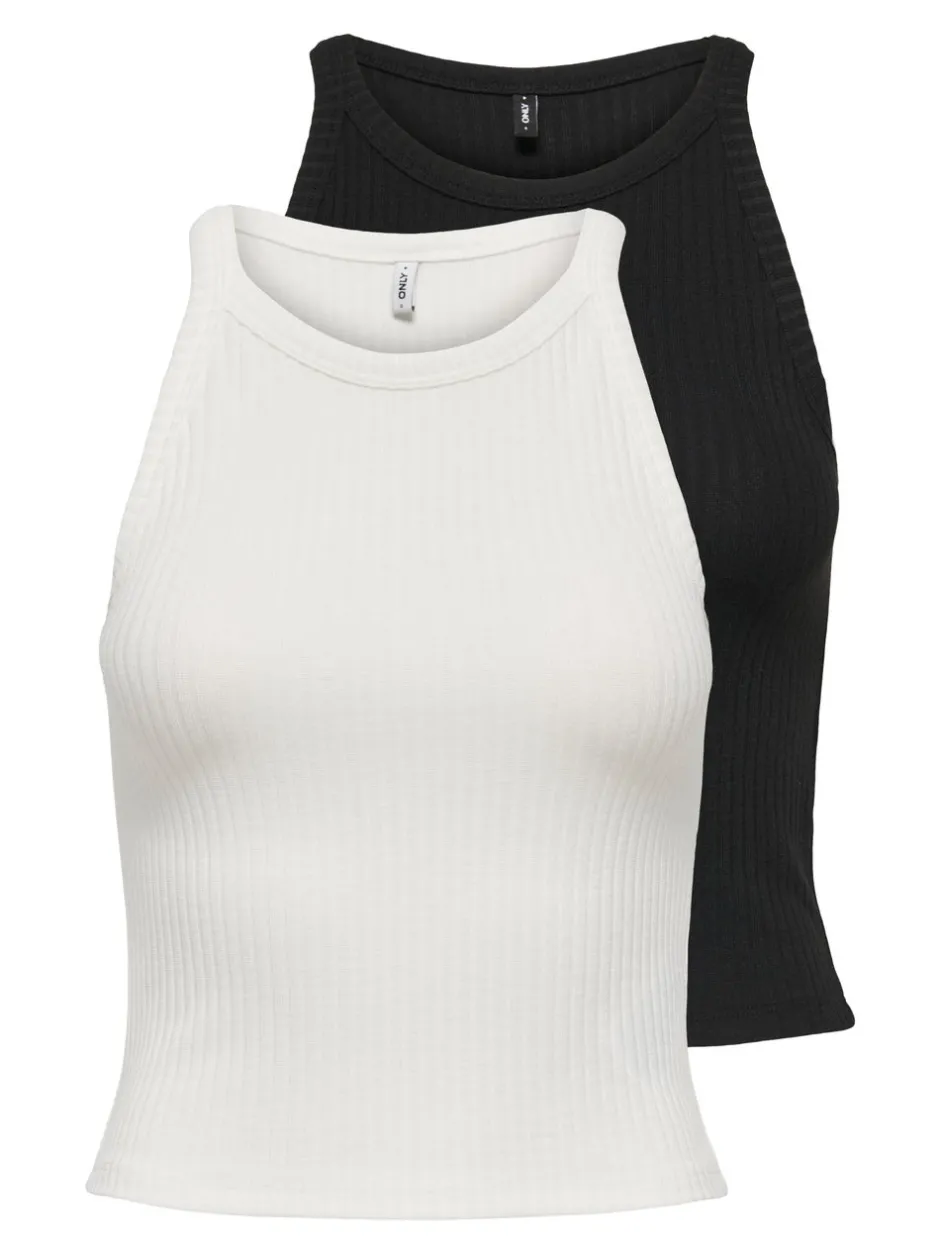 Hot ONLEMMA 2-pack Top Dame Toppe
