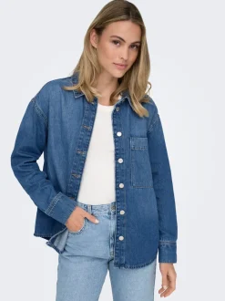 Online ONLESTELLE Denim-skjorte Dame Skjorter