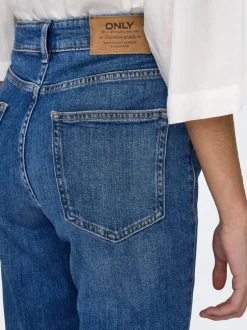 Hot ONLEVERLY Mellemhøj talje Bootcut fit Jeans Dame Jeans|Jeans