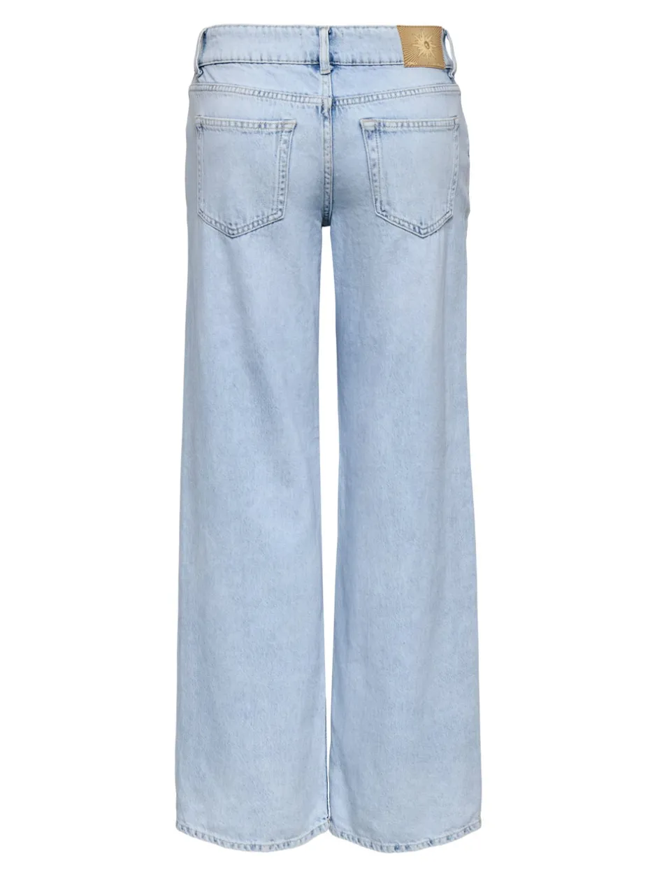 Best ONLEZRA Lav talje Wide leg fit Jeans Dame Jeans|Jeans