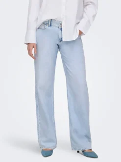 Best ONLEZRA Lav talje Wide leg fit Jeans Dame Jeans|Jeans