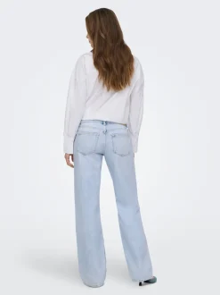 Best ONLEZRA Lav talje Wide leg fit Jeans Dame Jeans|Jeans