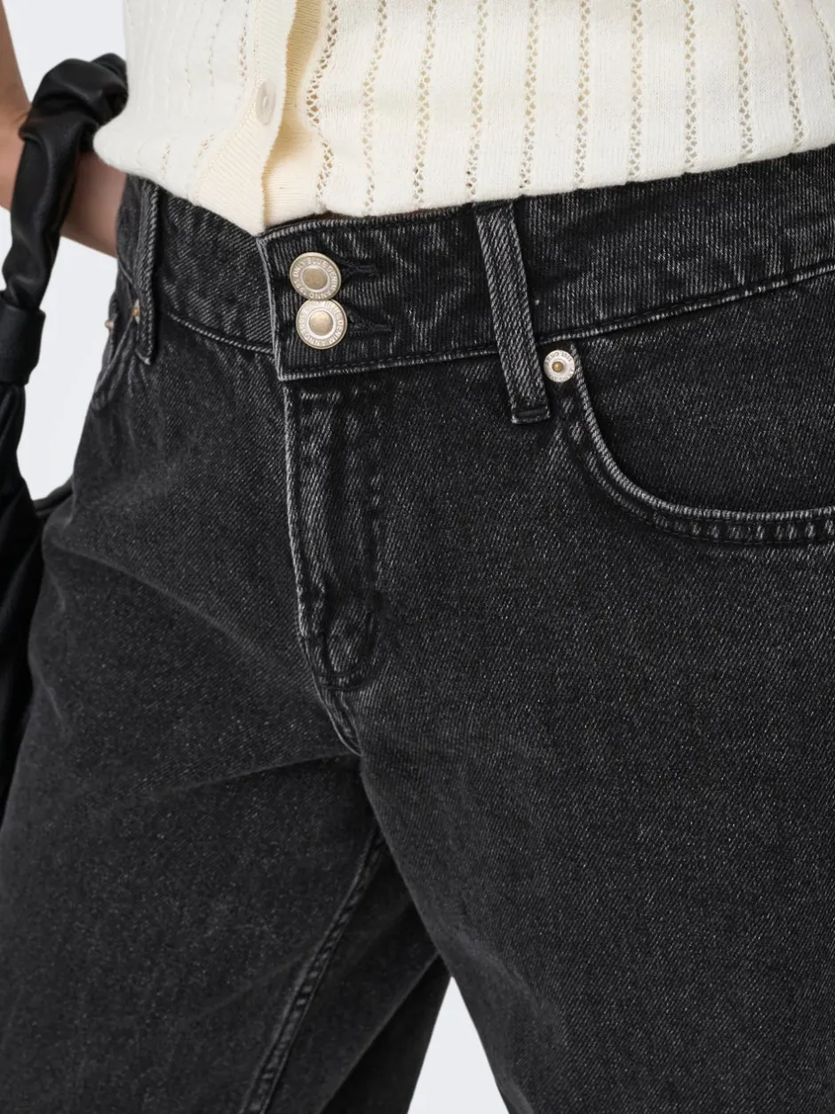 Outlet ONLEZRA Lav talje Wide leg fit Jeans Dame Jeans|Jeans