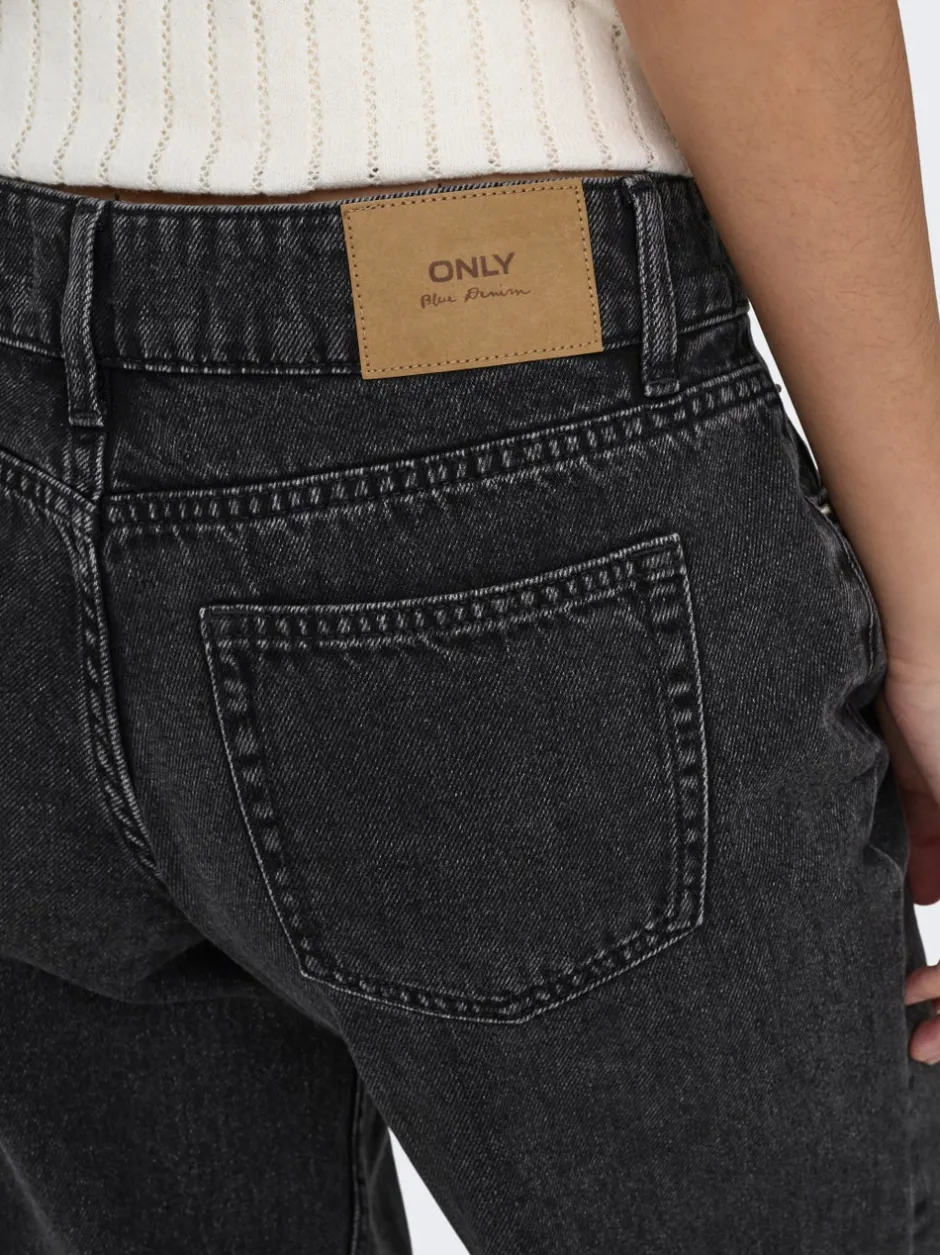 Outlet ONLEZRA Lav talje Wide leg fit Jeans Dame Jeans|Jeans