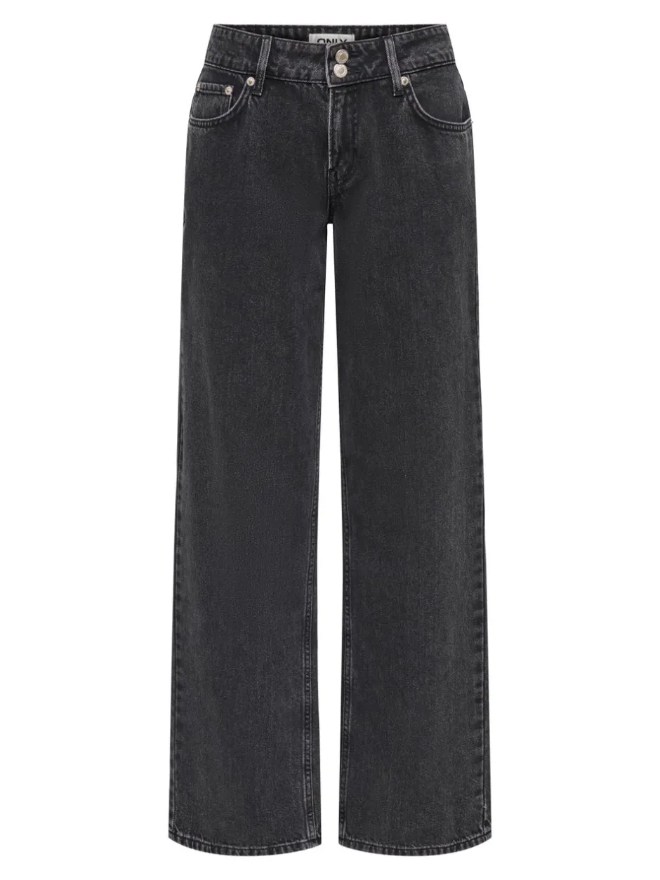 Outlet ONLEZRA Lav talje Wide leg fit Jeans Dame Jeans|Jeans