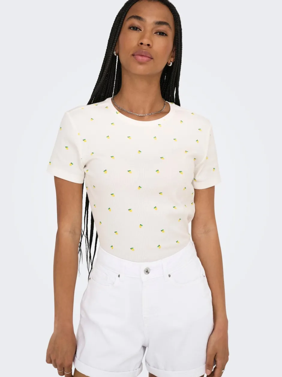 Hot ONLFENJA T-shirt Dame Toppe