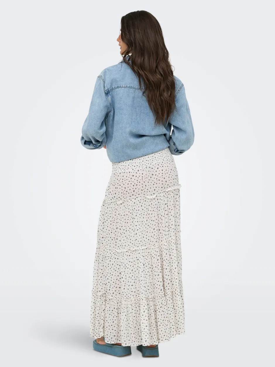Discount ONLFERNANDA Nederdel Lang nederdel Dame Nederdele