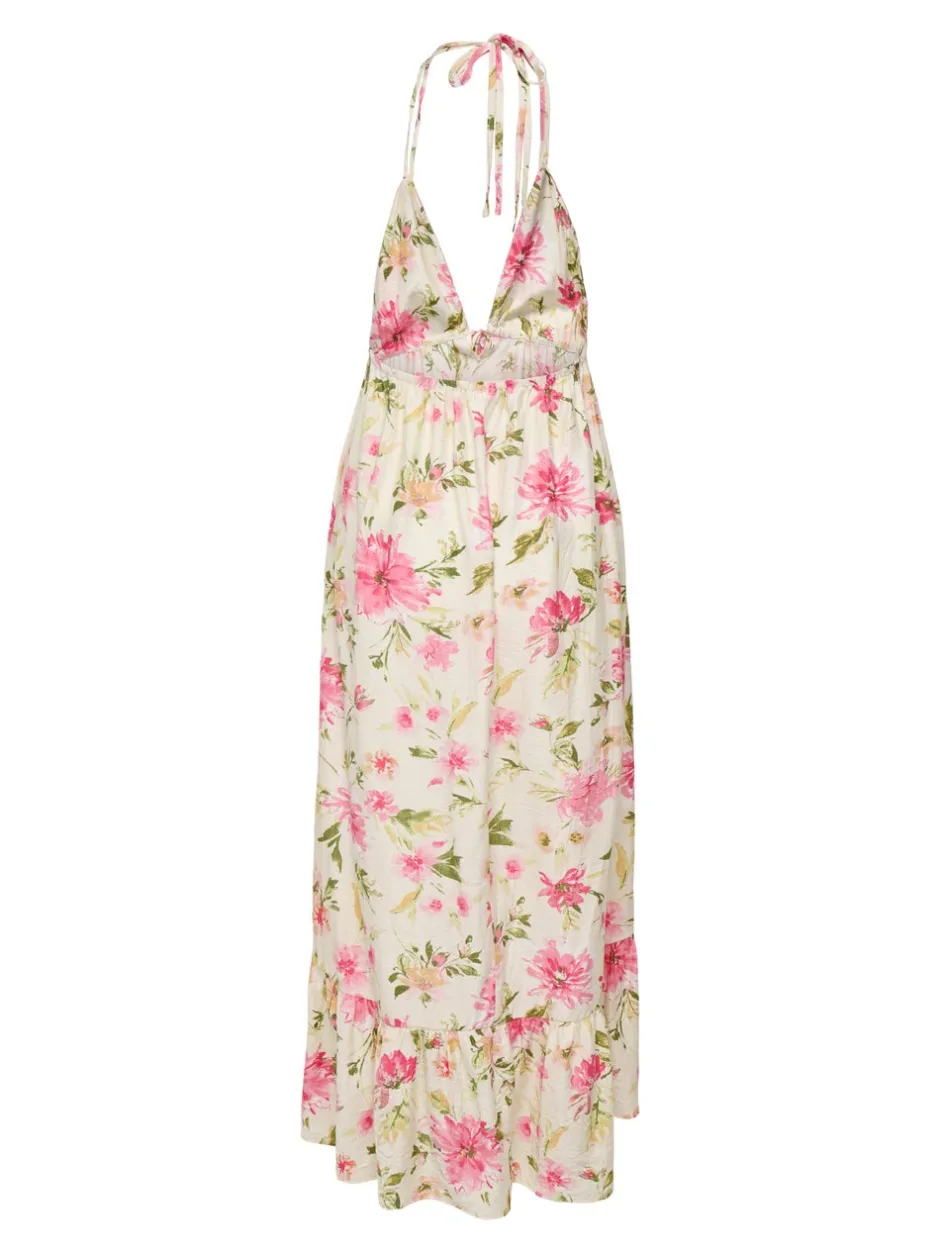 Clearance ONLFLOWER Lang kjole Dame Kjoler