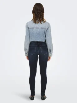 Clearance ONLFOREVER Høj talje Skinny fit Jeans Dame Jeans|Jeans