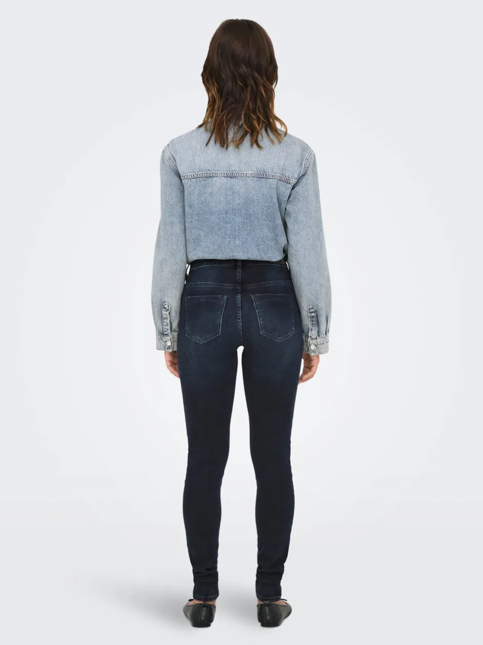 Clearance ONLFOREVER Høj talje Skinny fit Jeans Dame Jeans|Jeans