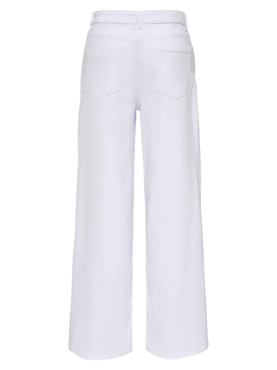 Discount ONLFRANCESCA Mellemhøj talje Wide leg fit Jeans Dame Jeans|Jeans