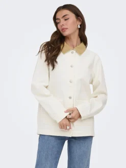 Online ONLFRANKIE Denimjakke Dame Jakker Og Frakker|Double Denim