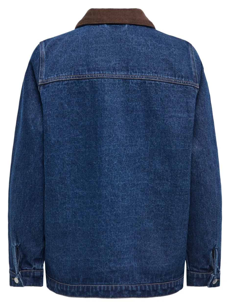 ONLFRANKIE Denimjakke Dame Jakker Og Frakker|Double Denim