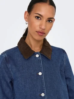 ONLFRANKIE Denimjakke Dame Jakker Og Frakker|Double Denim