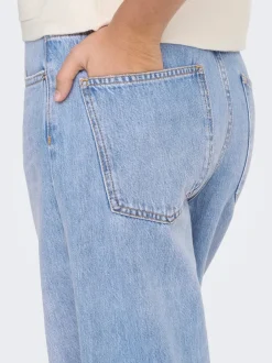 Hot ONLFRANKIE Høj talje Barrel fit Ankellængde Jeans Dame Jeans|Jeans