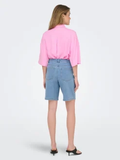 Clearance ONLFRIDA Høj talje Regular fit Bermuda-shorts Dame Shorts