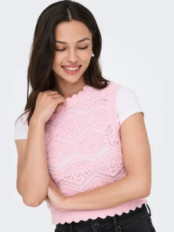 Clearance ONLFRIDA Top Dame Strik & Cardigans|Toppe