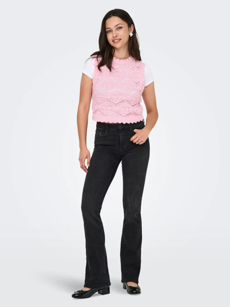Clearance ONLFRIDA Top Dame Strik & Cardigans|Toppe