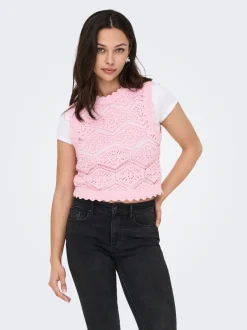 Clearance ONLFRIDA Top Dame Strik & Cardigans|Toppe