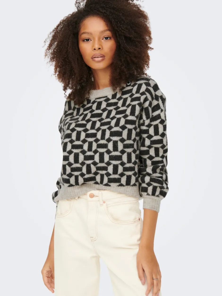 Clearance ONLGEO Striktrøje Dame Strik & Cardigans