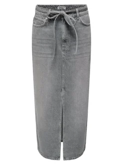 Sale -ONLGIANNA Denim Denim-nederdel Midinederdel Dame Nederdele|Denimnederdele
