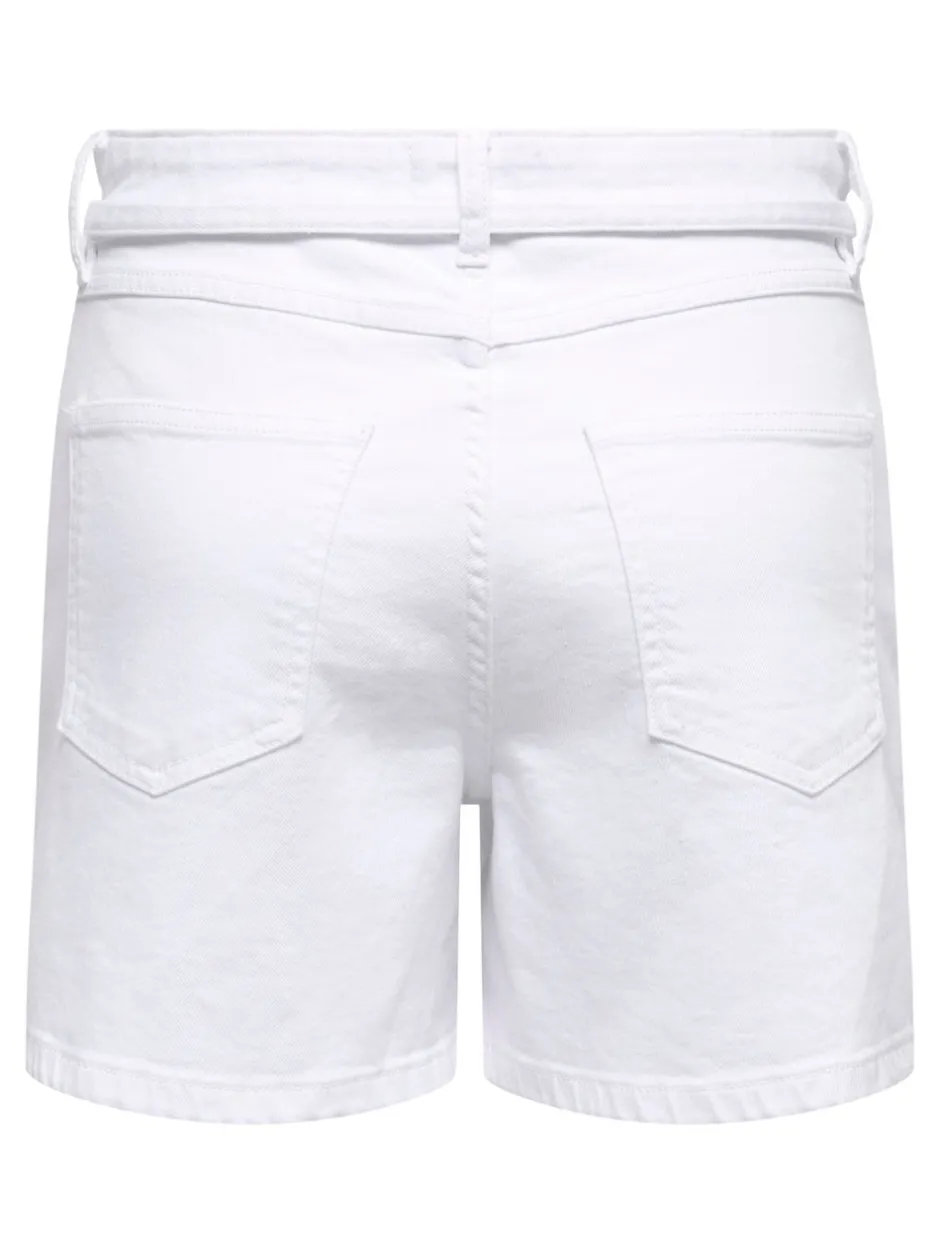 Sale ONLGIANNA Mellemhøj talje Regular fit Denim-shorts Dame Shorts|Double Denim