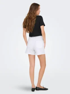 Sale ONLGIANNA Mellemhøj talje Regular fit Denim-shorts Dame Shorts|Double Denim