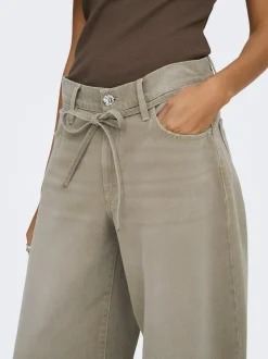 ONLGIANNA Mellemhøj talje Straight fit Jeans Dame Jeans|Jeans
