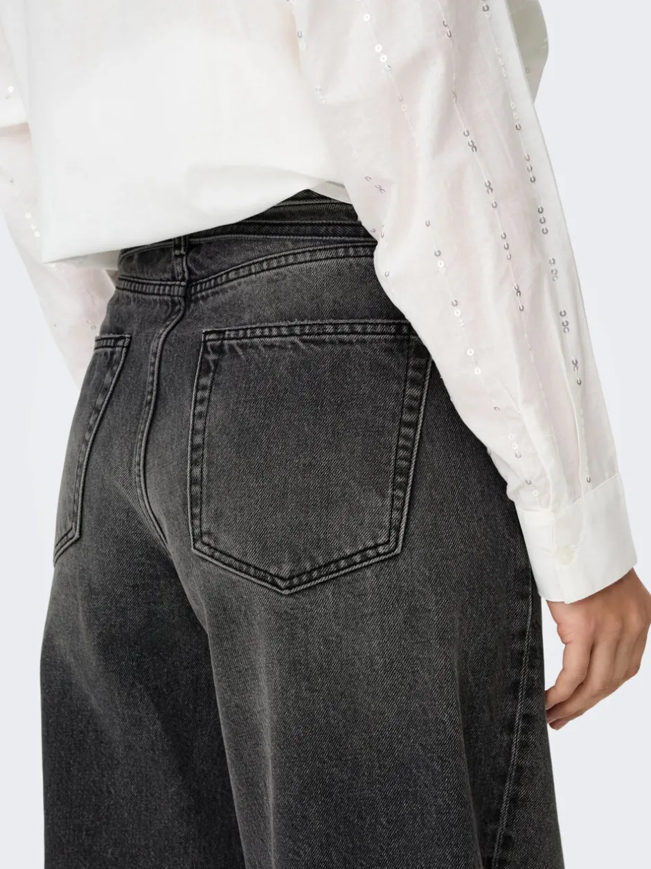 New ONLGIANNA Mellemhøj talje Balloon fit Jeans Dame Jeans|Jeans