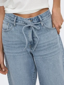 Discount ONLGIANNA Mellemhøj talje Straight fit Jeans Dame Jeans|Jeans