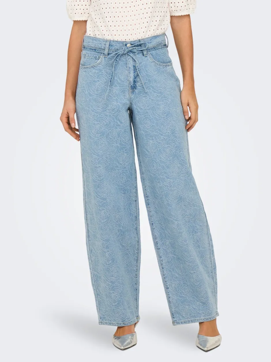 ONLGIANNA Mellemhøj talje Straight fit Jeans Dame Jeans|Jeans