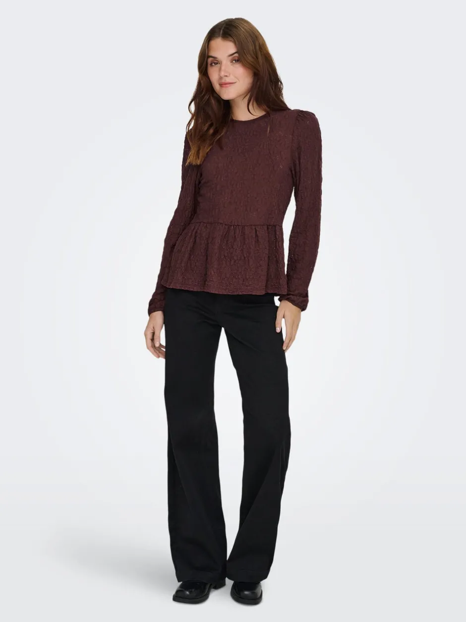 Hot ONLGIAVANNA Peplum-top Dame Toppe