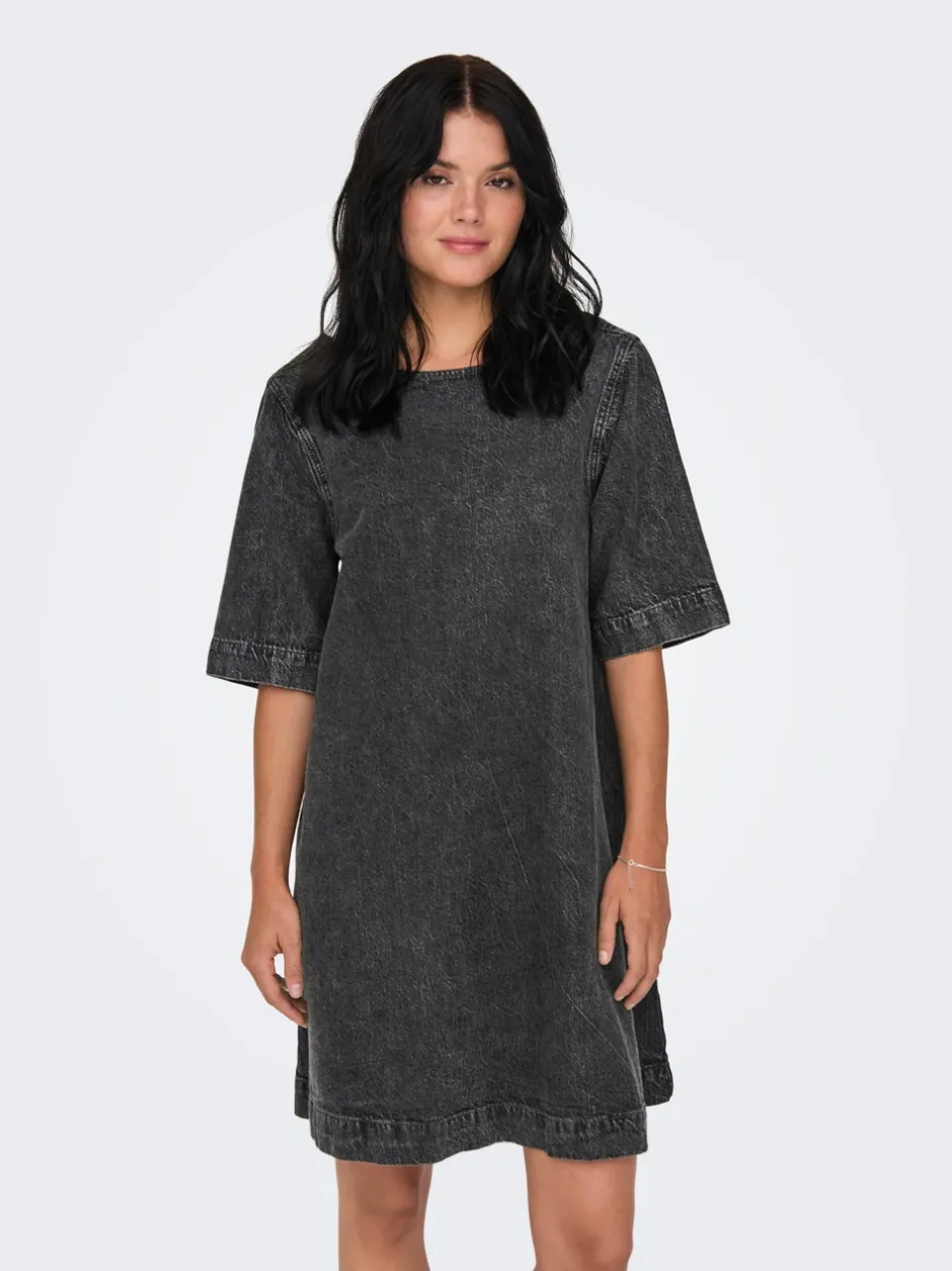 Sale ONLGIGI Kort kjole Dame Kjoler|Double Denim